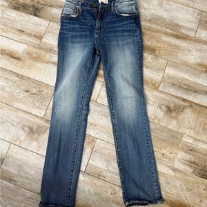 DRIFTWOOD Women's Straight Leg Blue Jeans